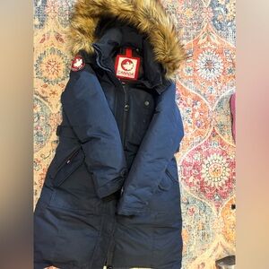 Canada Weather Gear Women's Navy Puffer Coat